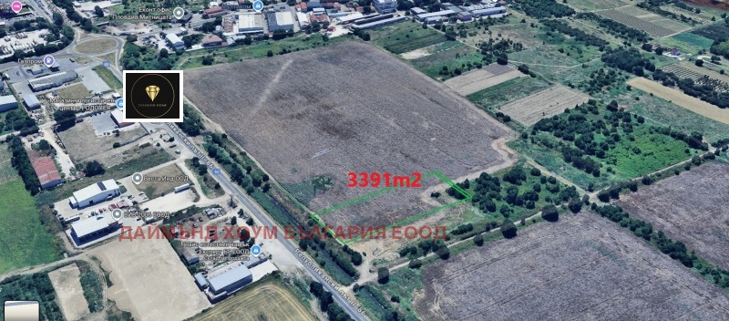 Продава ПАРЦЕЛ в град Пловдив, Индустриална зона - Юг - 3391 кв.м / 238 000 € » 465 487.54 лв., ДАЙМЪНД ХОУМ БЪЛГАРИЯ ЕООД