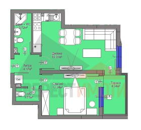 1 bedroom Vastanicheski, Plovdiv 2