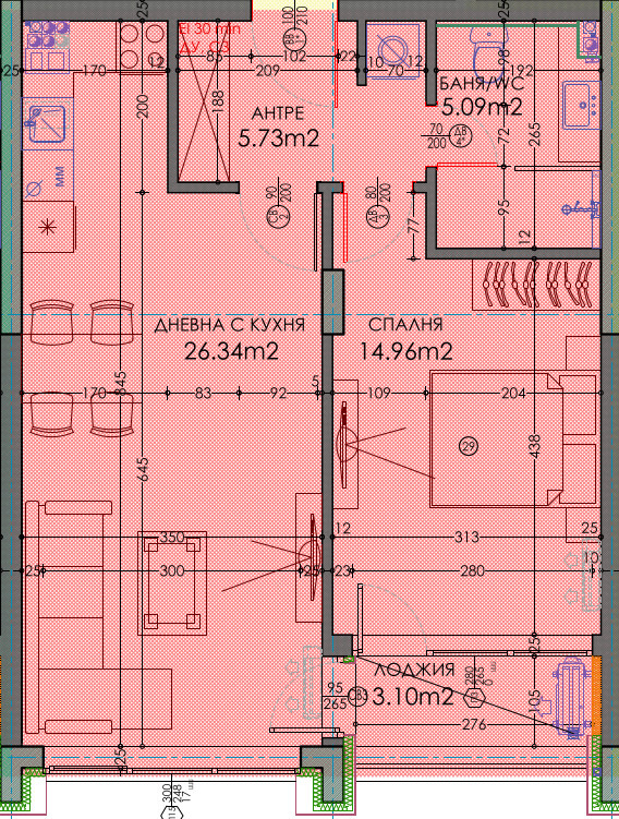 In vendita  1 camera da letto Plovdiv , Trakiia , 77 mq | 71834775 - Immagine [3]