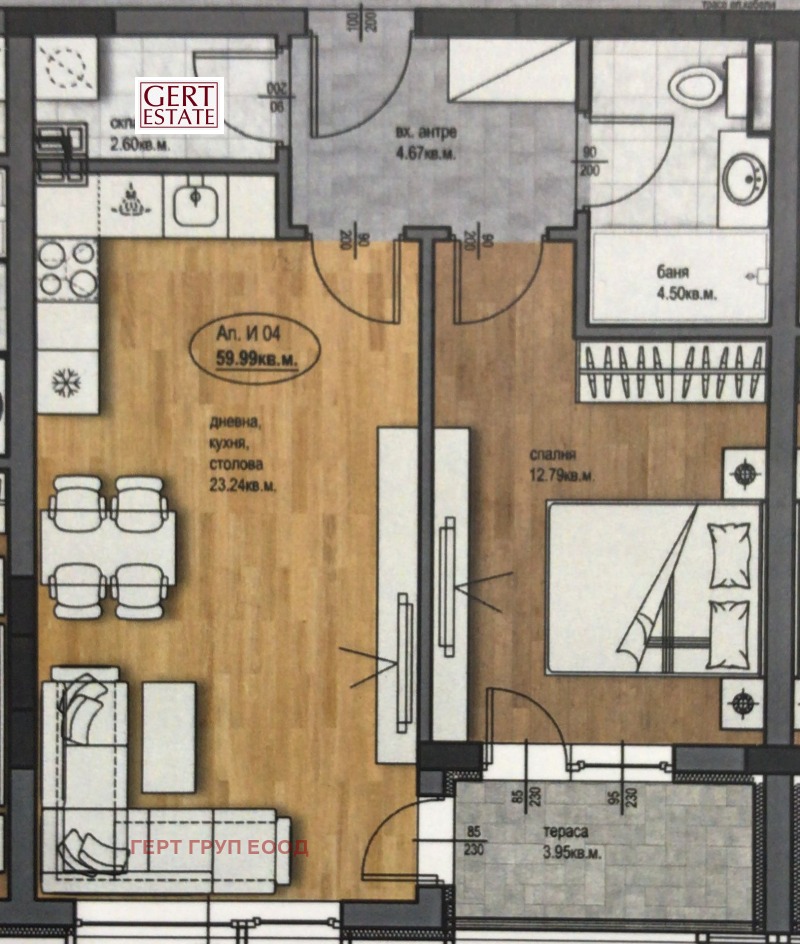 Продава 2-СТАЕН, гр. Пловдив, Христо Смирненски, снимка 11 - Апартаменти - 38635935