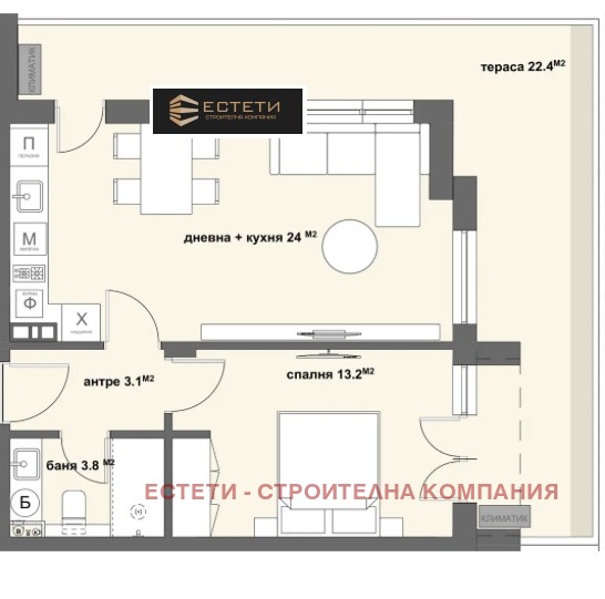 Til salgs  1 soverom Stara Zagora , Tsentar , 86 kvm | 43546886 - bilde [7]