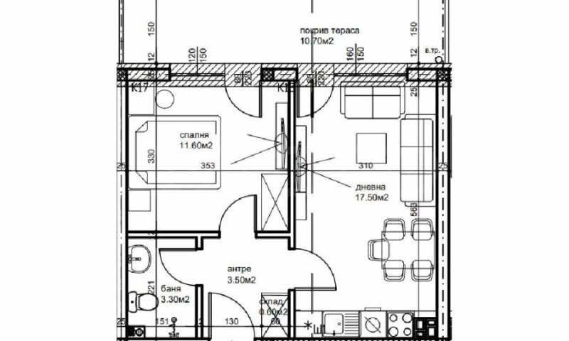 À venda  1 quarto Plovdiv , Belomorski , 61 m² | 10821255 - imagem [5]