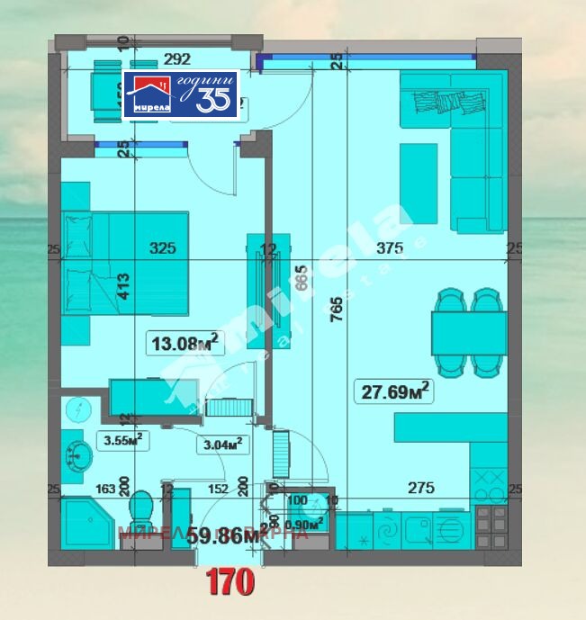 Продава 2-СТАЕН, гр. Варна, Чайка