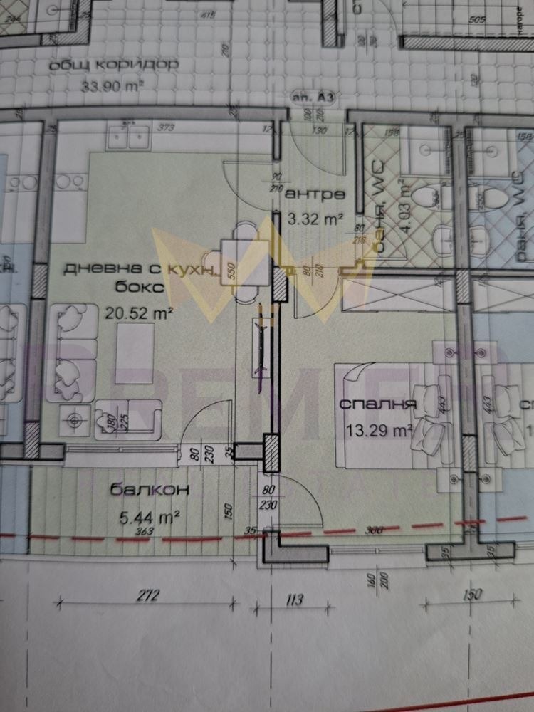 Продава 2-СТАЕН, гр. Варна, Изгрев, снимка 5 - Апартаменти - 54779288