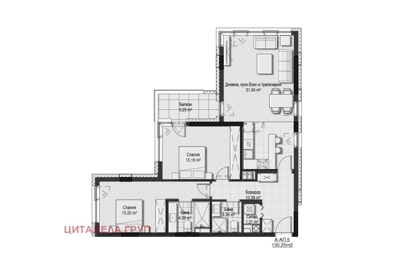 À venda  2 quartos Sofia , Krastova vada , 131 m² | 82630859 - imagem [3]