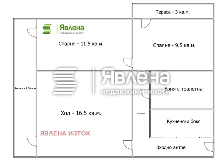 Продава 3-СТАЕН, гр. София, Толстой, снимка 11 - Апартаменти - 54046617