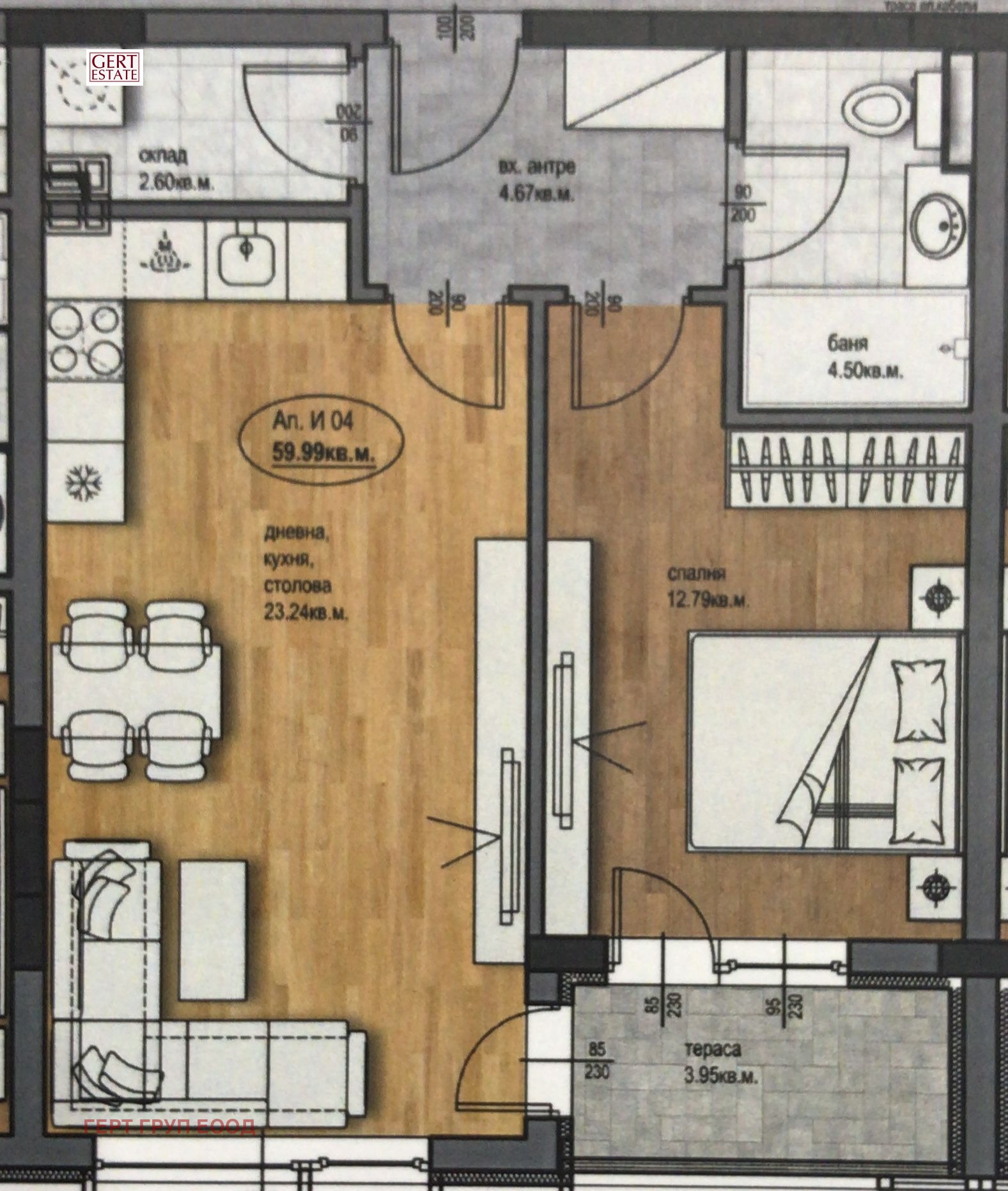 Продава 2-СТАЕН, гр. Пловдив, Христо Смирненски, снимка 11 - Апартаменти - 38635935