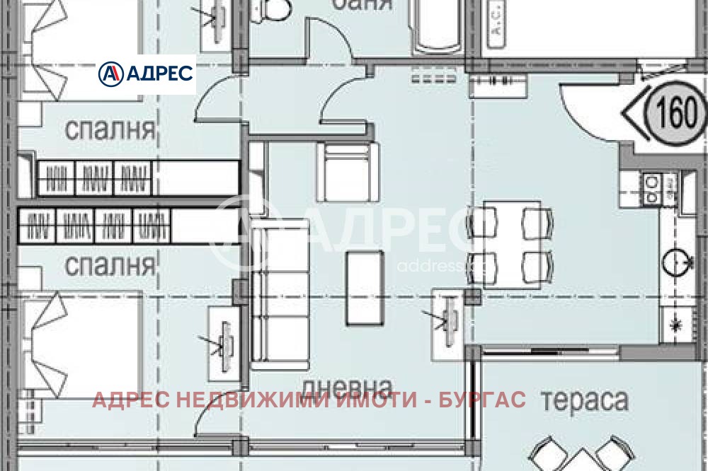 Продава 3-СТАЕН, гр. Свети Влас, област Бургас, снимка 4 - Апартаменти - 53794058