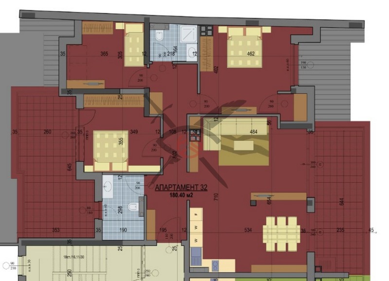 In vendita  3 camere da letto Sofia , Tsentar , 180 mq | 12606792 - Immagine [2]