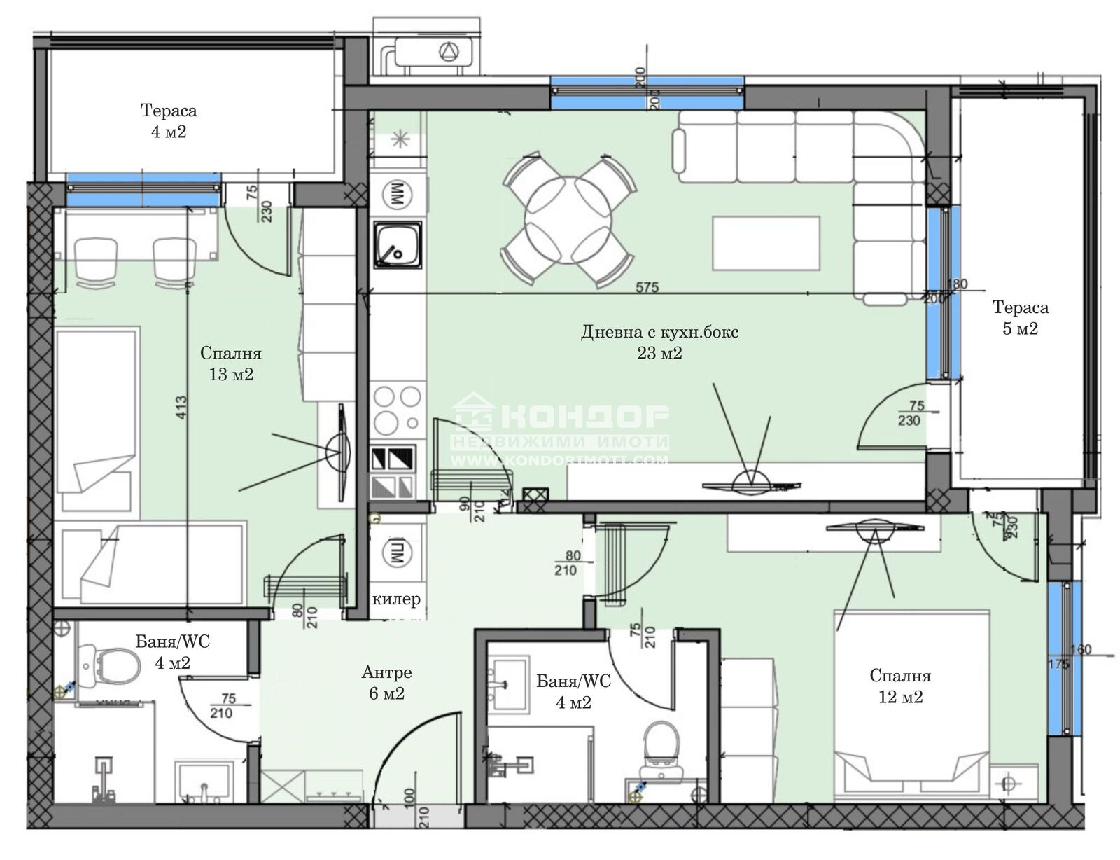 Продава 3-СТАЕН, гр. Пловдив, Кършияка, снимка 6 - Апартаменти - 54348670