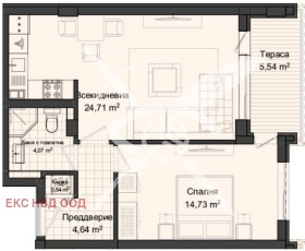 1 Schlafzimmer Karschijaka, Plowdiw 1