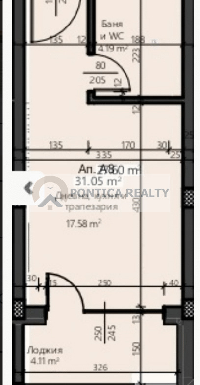 Til salgs  Studio Burgas , Sarafovo , 40 kvm | 80874300 - bilde [3]
