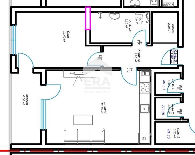 Продава 2-СТАЕН, гр. Варна, м-т Пчелина
