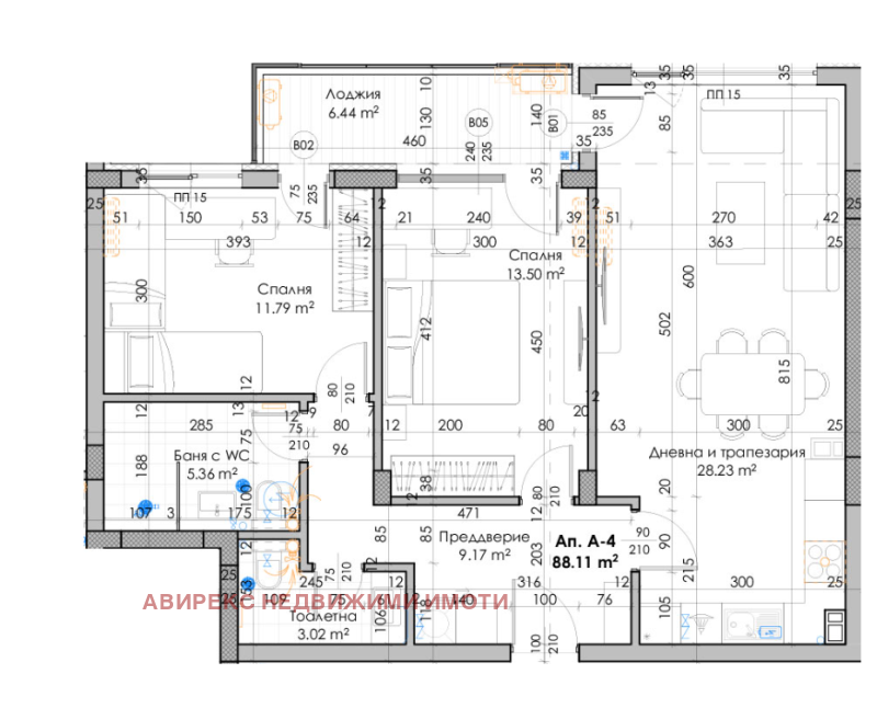 Продава  3-стаен град Пловдив , Южен , 104 кв.м | 96290895 - изображение [2]