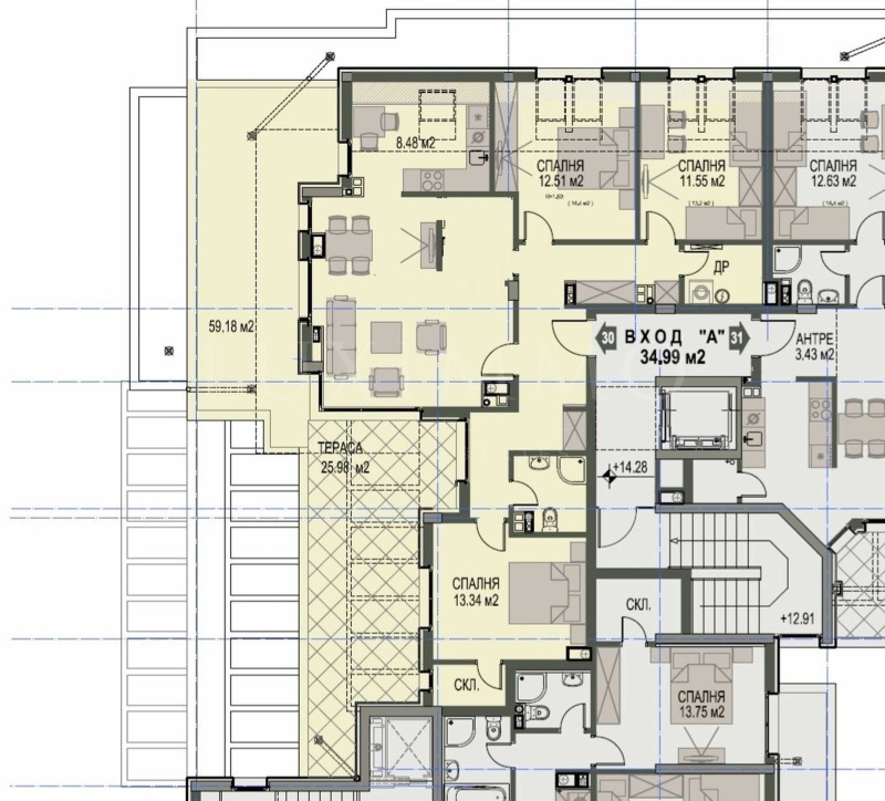 Продава  4-стаен град София , Кръстова вада , 167 кв.м | 74432641 - изображение [2]