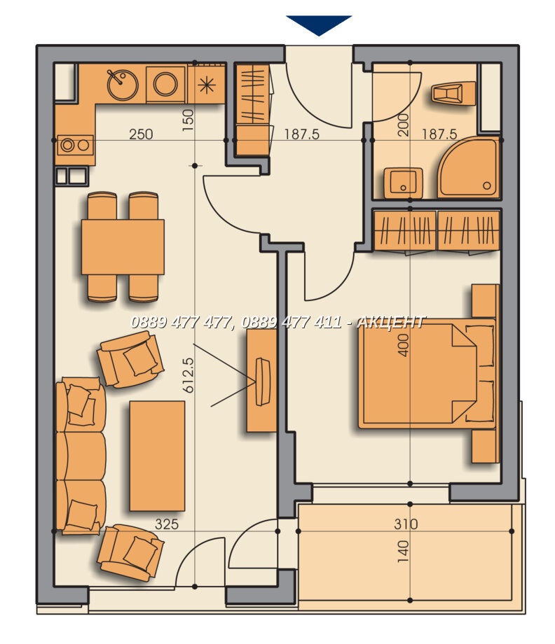 Продава 2-СТАЕН, гр. София, Лагера, снимка 14 - Aпартаменти - 48791626