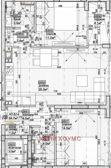 Продава  3-стаен град София , Кръстова вада , 95 кв.м | 68171322 - изображение [2]