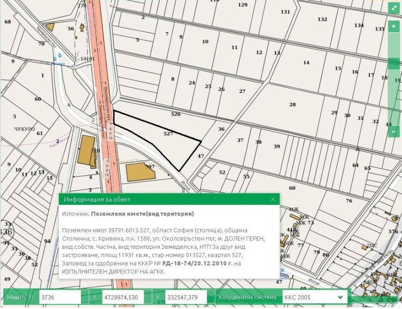 Продава ПАРЦЕЛ, гр. София, Враждебна