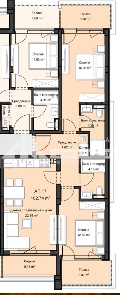 Продава 3-СТАЕН, гр. Пловдив, Остромила, снимка 2 - Апартаменти - 51927331