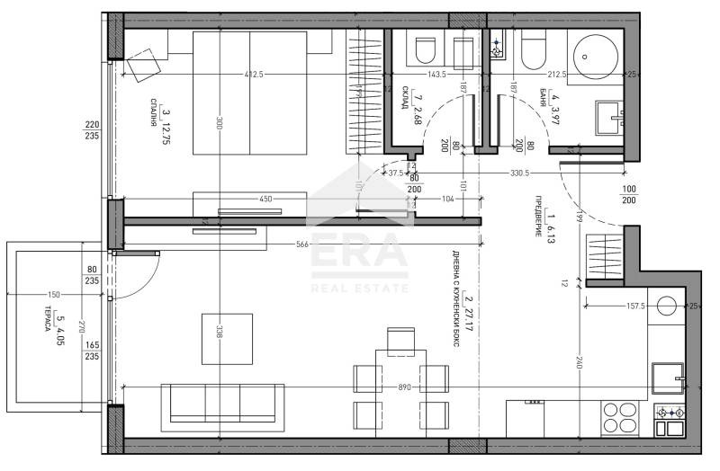 Продава 2-СТАЕН, гр. София, Малинова долина, снимка 3 - Aпартаменти - 48517357