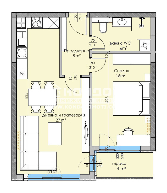 Продава  2-стаен град Пловдив , Кършияка , 80 кв.м | 94997468 - изображение [4]