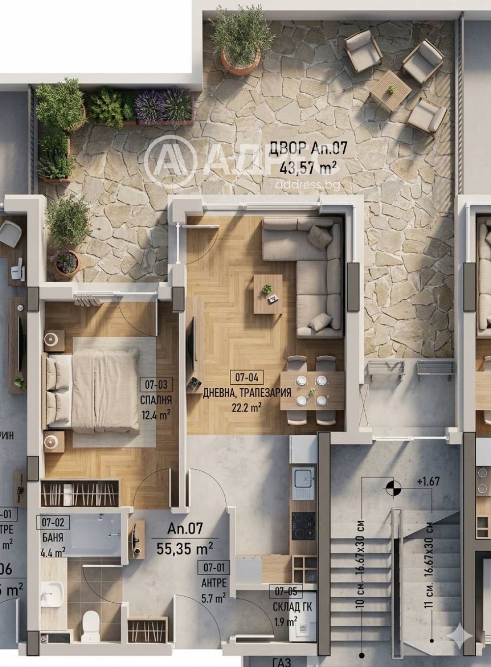 Продава 2-СТАЕН, гр. София, Малинова долина, снимка 2 - Апартаменти - 54062666