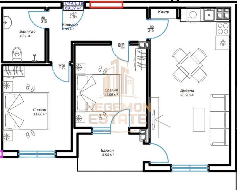 Продава 3-СТАЕН, гр. Варна, Възраждане 3, снимка 2 - Апартаменти - 50486254