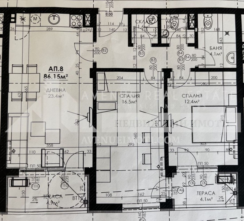In vendita  2 camere da letto Burgas , Meden rudnik - zona B , 93 mq | 63301428 - Immagine [2]