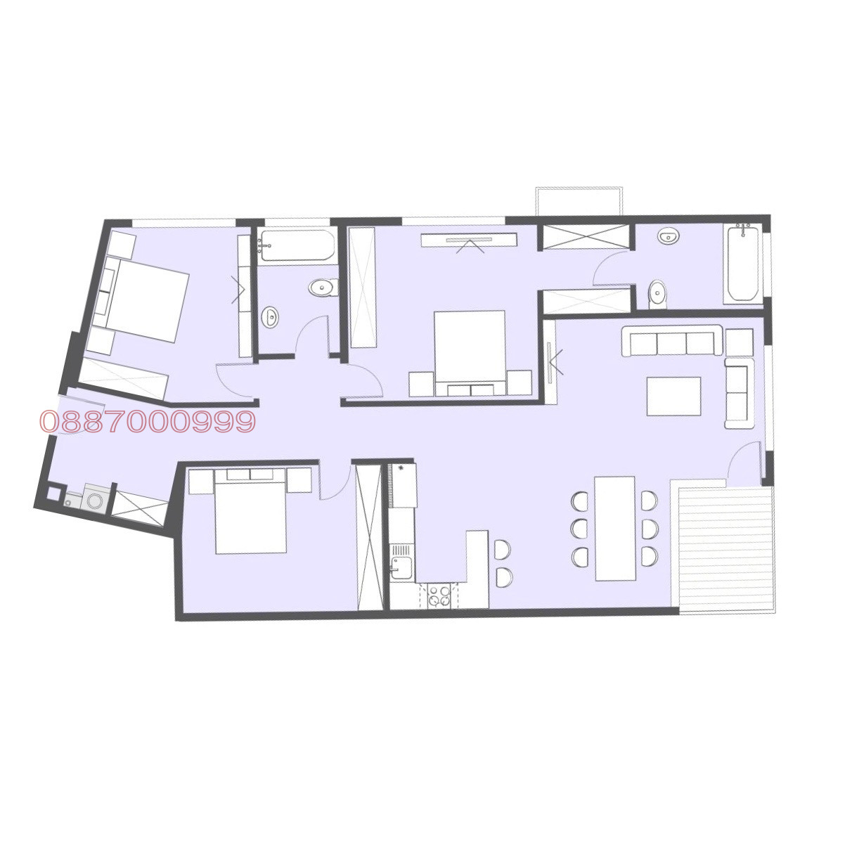 Продава 4-СТАЕН, гр. Варна, Бриз, снимка 2 - Апартаменти - 53752289