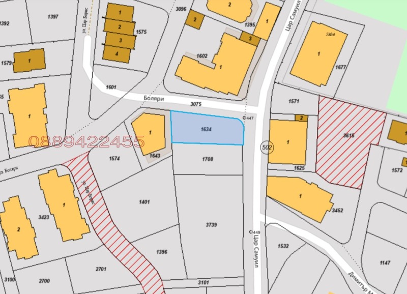 For Sale  Plot region Pazardzhik , Velingrad , 460 sq.m | 67249186