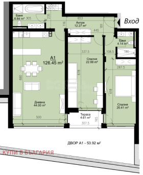 Продава 3-стаен град Варна Бриз - [1] 