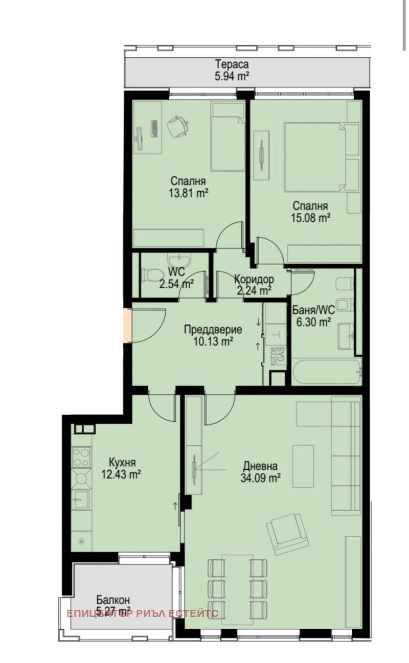 In vendita  2 camere da letto Sofia , Boiana , 147 mq | 66854995 - Immagine [8]