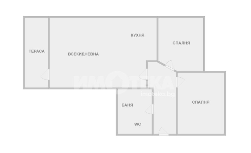 Till salu  2 sovrum Varna , Kolhozen pazar , 70 kvm | 44224144 - bild [5]
