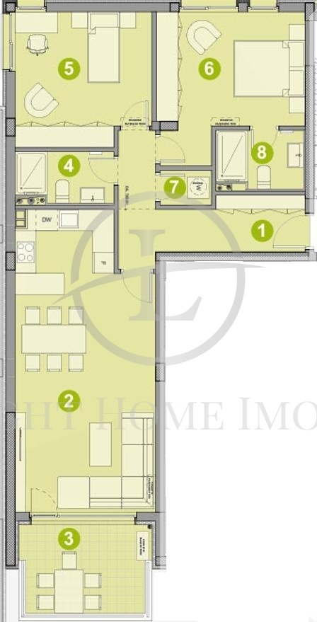 Продава 3-СТАЕН, гр. Пловдив, Тракия, снимка 4 - Апартаменти - 53436061