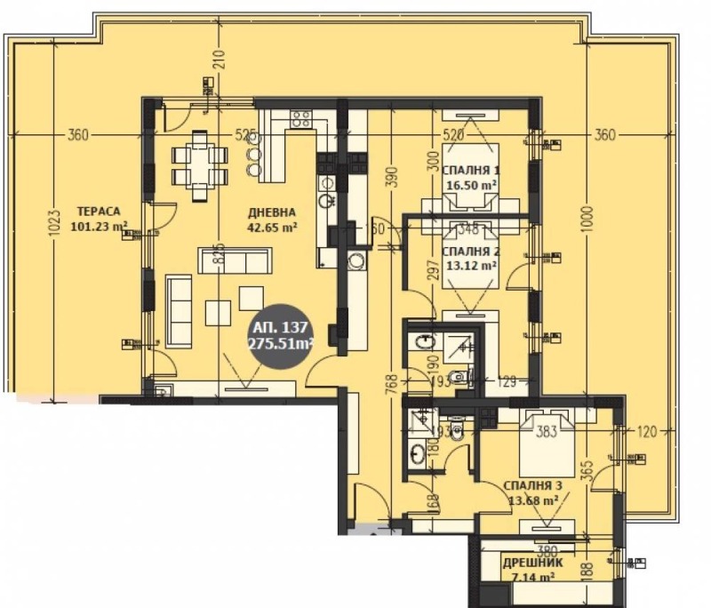 Na prodej  3+ ložnice Sofia , Malinova dolina , 275 m2 | 81827484 - obraz [4]