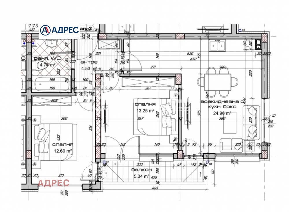 Продава 3-СТАЕН, гр. Варна, Виница, снимка 6 - Апартаменти - 54564352
