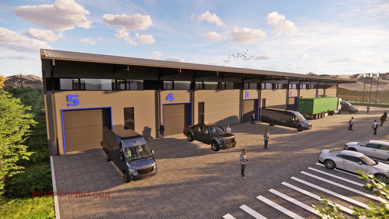 Дава под наем СКЛАД, гр. София, с. Лозен, снимка 2 - Складове - 53791452