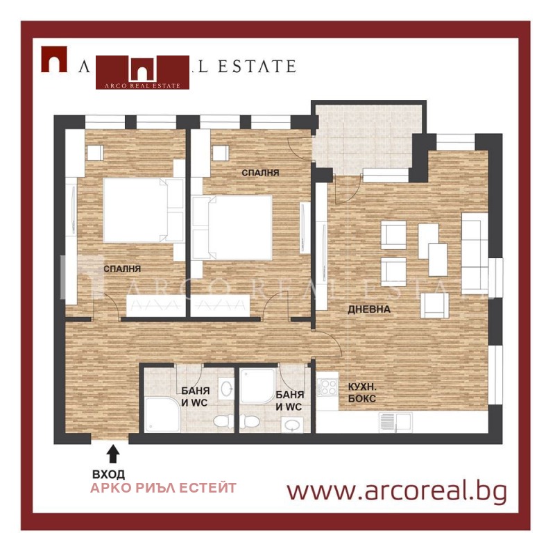 Kiadó  2 hálószobás Sofia , Krastova vada , 110 négyzetméter | 34612913 - kép [17]