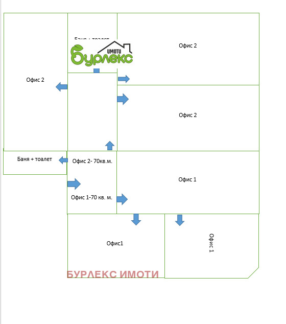 Дава под наем ОФИС, гр. Варна, ВИНС-Червен площад, снимка 12 - Офиси - 49080633