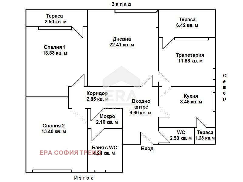 Дава под наем 4-СТАЕН, гр. София, Гоце Делчев, снимка 11 - Aпартаменти - 49183044