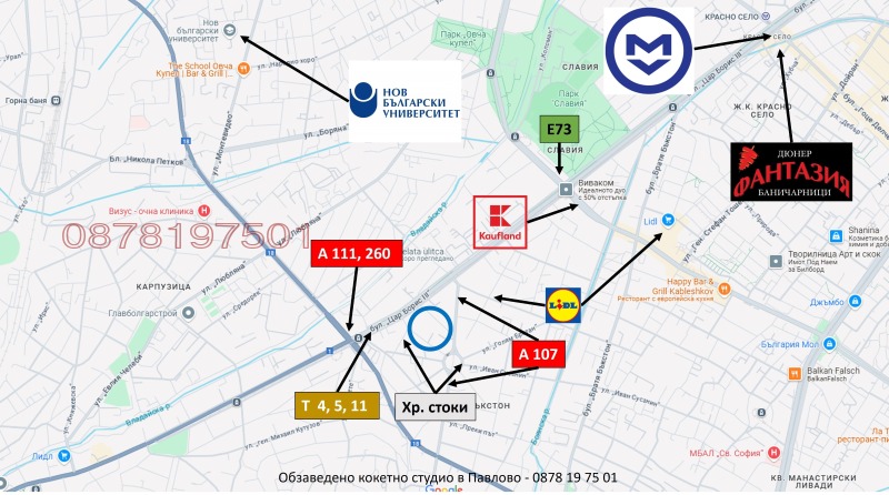 Дава под наем 1-СТАЕН, гр. София, Павлово, снимка 8 - Апартаменти - 53360203