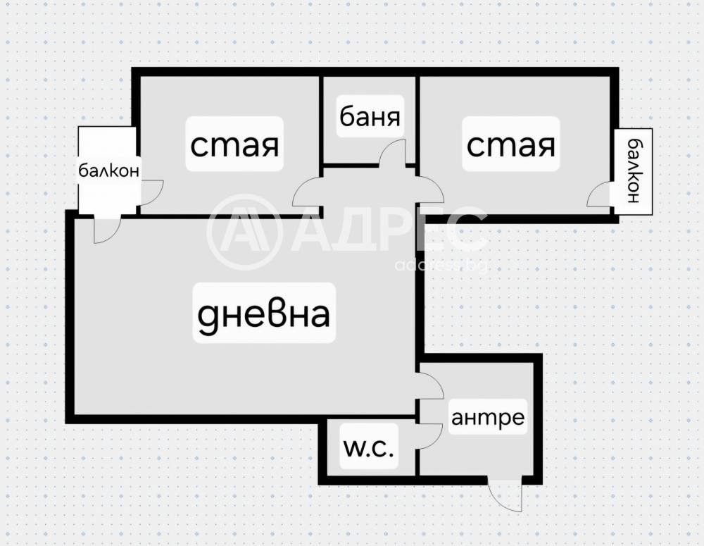 Дава под наем 3-СТАЕН, гр. София, Център, снимка 4 - Апартаменти - 56625536
