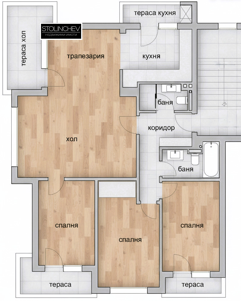 Дава под наем 4-СТАЕН, гр. София, Гео Милев, снимка 14 - Апартаменти - 53912893