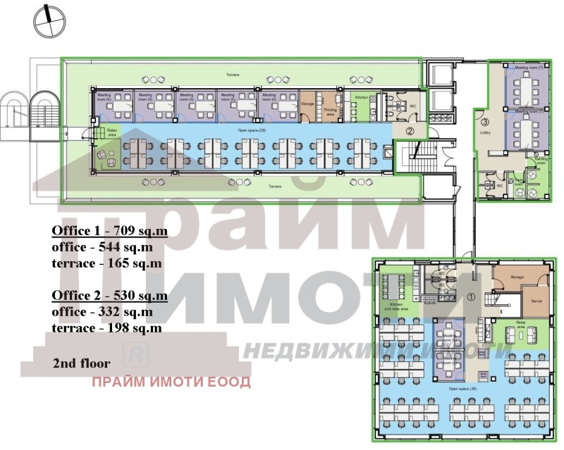 Дава под наем ОФИС, гр. София, Младост 1, снимка 13 - Офиси - 48670883