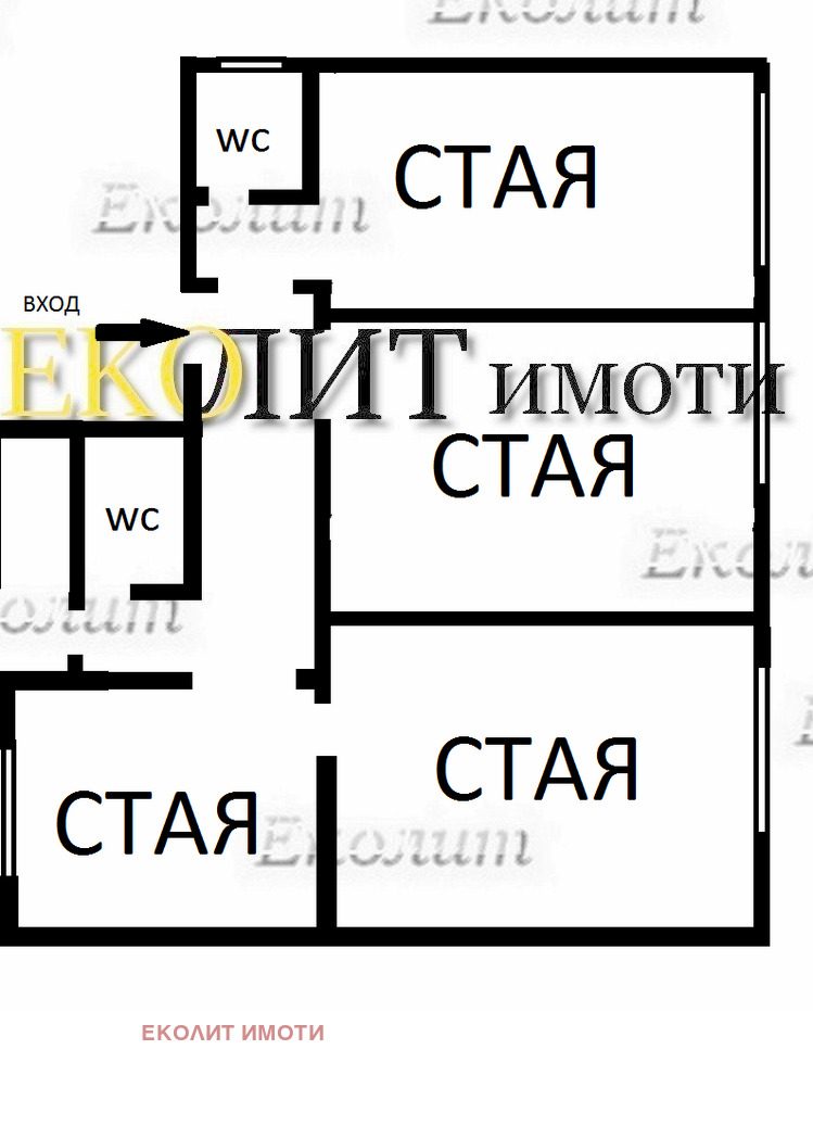 För uthyrning  2 sovrum Sofia , Centar , 125 kvm | 69640536 - bild [3]