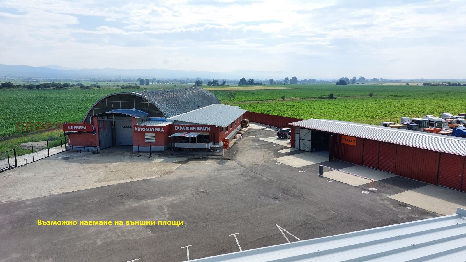 Дава под наем СКЛАД, гр. София, с. Волуяк, снимка 3 - Складове - 54138165
