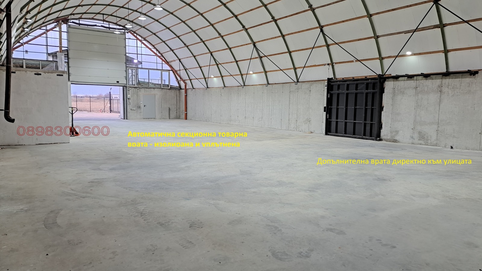 Дава под наем СКЛАД, гр. София, с. Волуяк, снимка 4 - Складове - 54138165