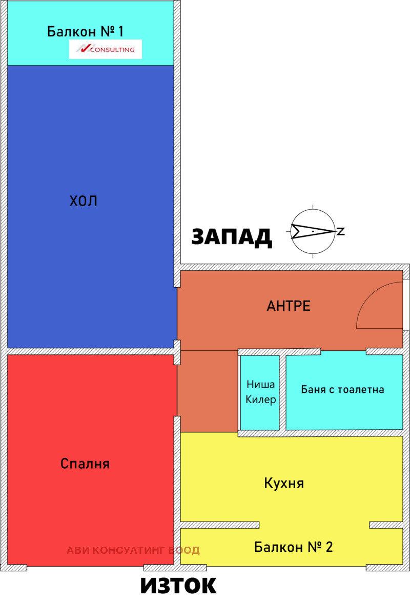 Дава под наем 2-СТАЕН, гр. София, Разсадника, снимка 15 - Aпартаменти - 47443451