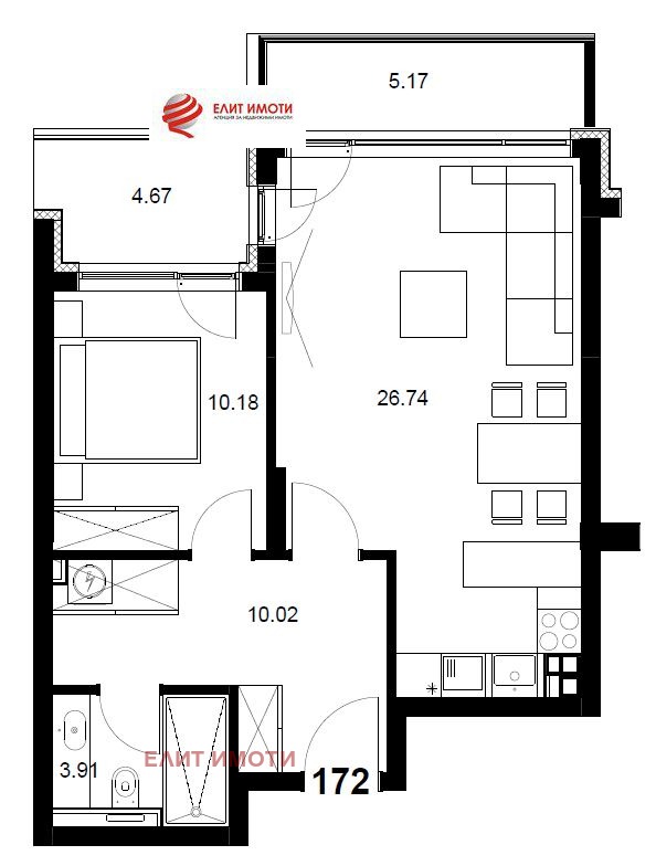 Дава под наем  2-стаен град Варна , Бриз , 71 кв.м | 83796115 - изображение [12]