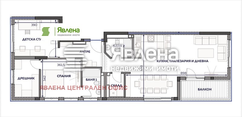 Дава под наем 3-СТАЕН, гр. София, Изток, снимка 16 - Апартаменти - 54636915